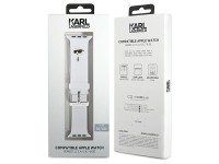 Karl Lagerfeld 3D Rubber Karl Head strap for Apple Watch 38/40/41mm - white Karl Lagerfeld 3D Rubber Karl Head strap for Apple Watch 38/40/41mm - white