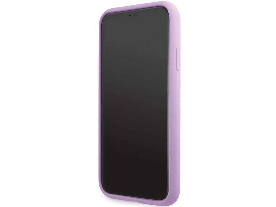 Karl Lagerfeld KLHCN61SKSVGU iPhone 11 / Xr 6.1" purple/purple hardcase Silicone Signature