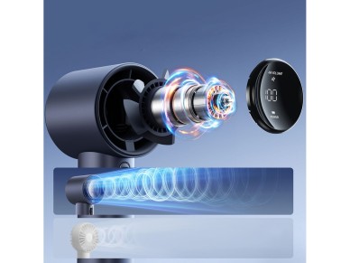 Ventilador port�til Jisulife Handheld Fan Pro1 3600mAh FA53 (ABS) Mini soplador USB - Azul