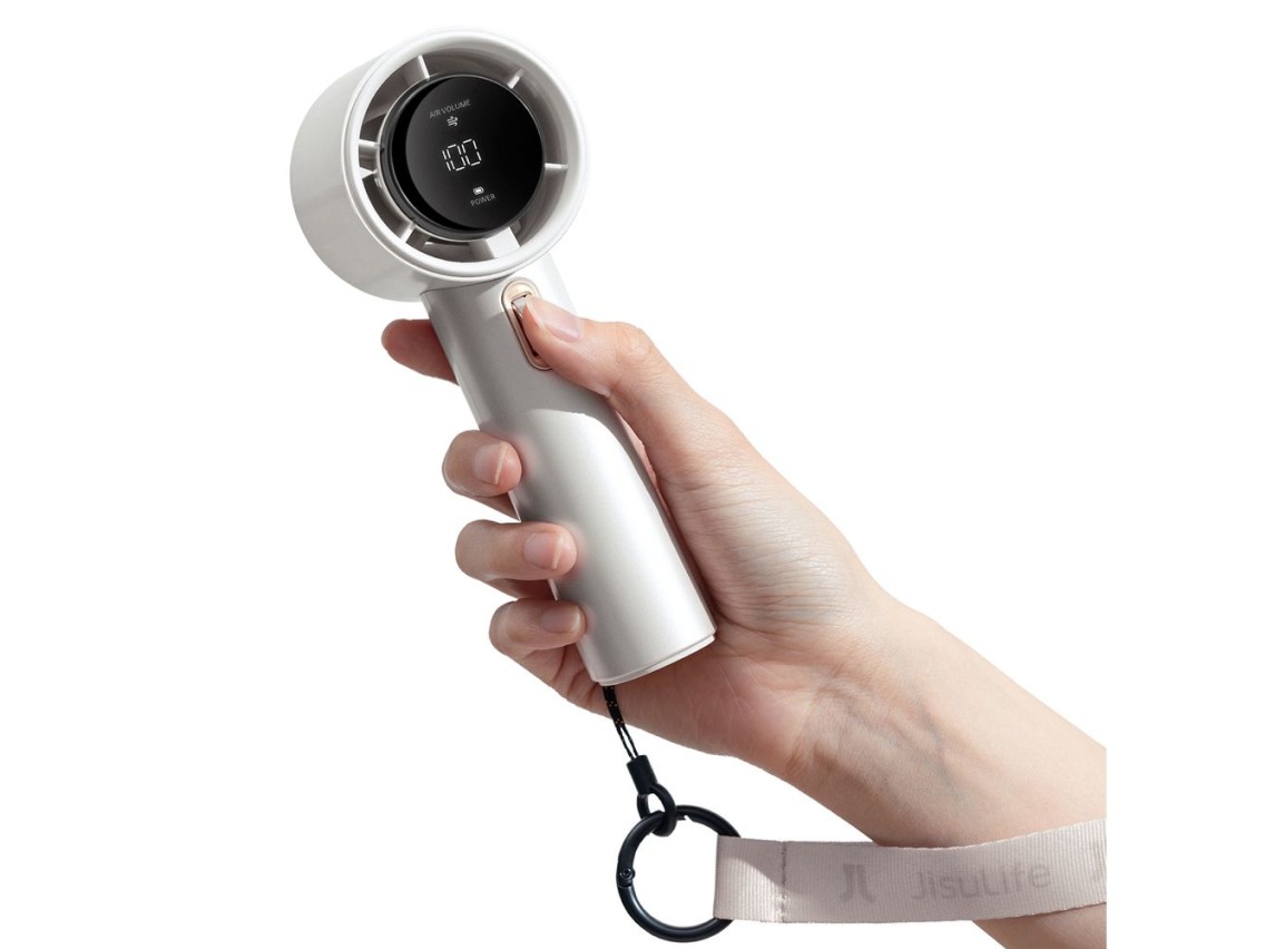 Ventilador portátil Jisulife Handheld Fan Pro1 3600mAh FA53 (ABS) Mini soplador USB - Blanco