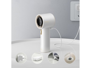 Ventilador port�til Jisulife Handheld Fan Pro1 3600mAh FA53 (ABS) Mini soplador USB - Blanco