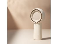 Ventilador portátil Jisulife Life5 Plus de 4000 mAh, mini ventilador USB - Beige Ventilador portátil Jisulife Life5 Plus de 4000 mAh, mini ventilador USB - Beige