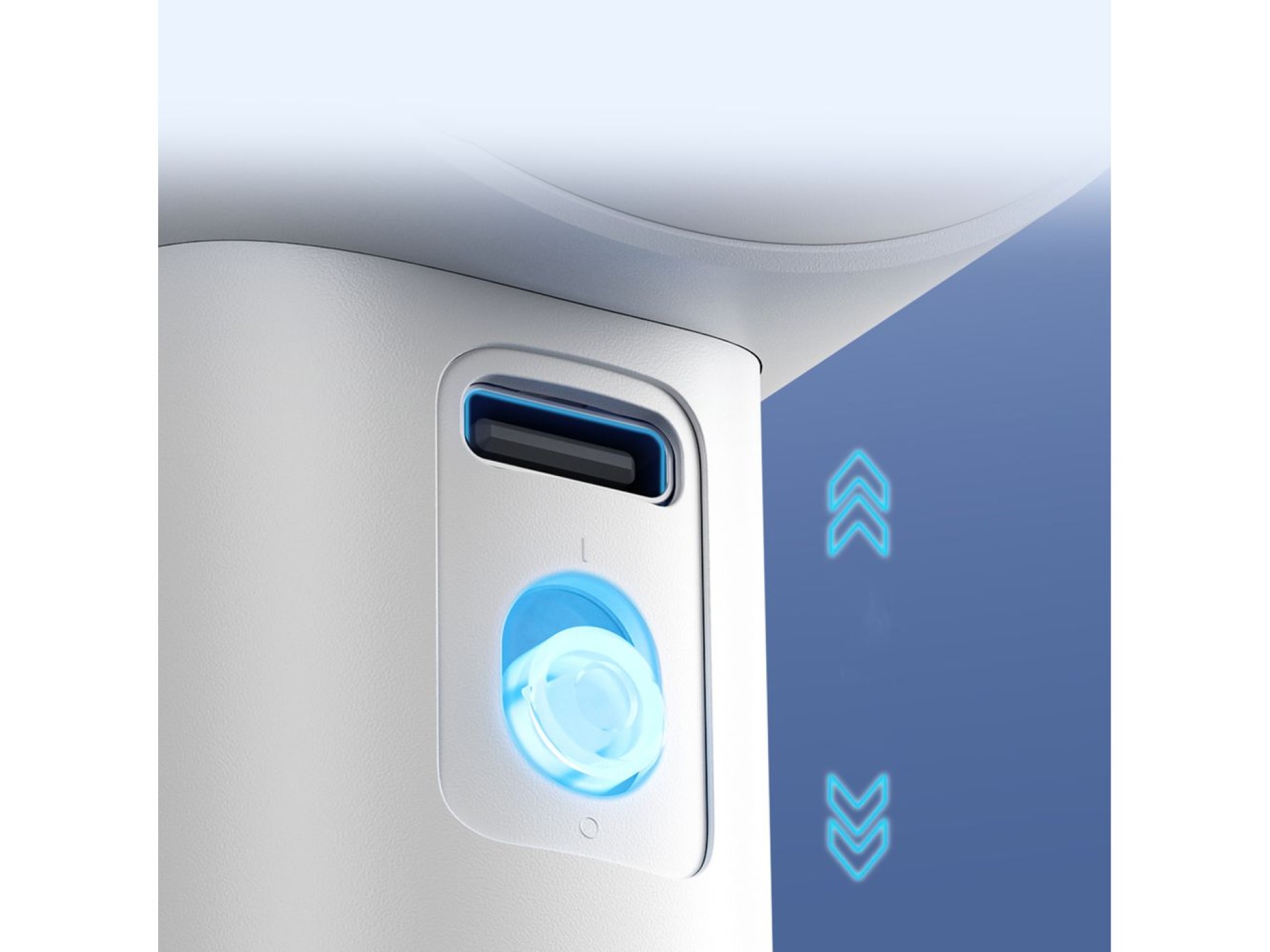 Ventilador portátil Jisulife Handheld Fan Pro1 3600mAh FA53 (ABS) Mini soplador USB - Blanco