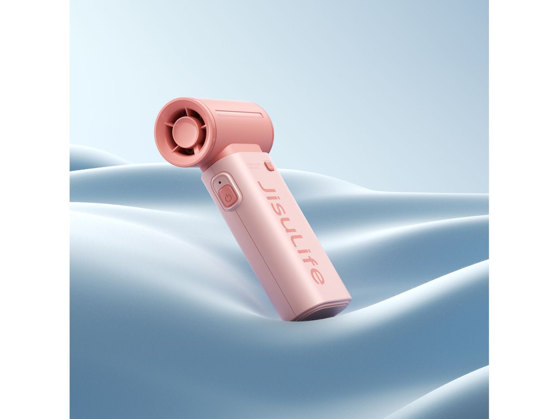 Ventilador portátil Jisulife Life9 5000mAh mini soprador USB - Rosa