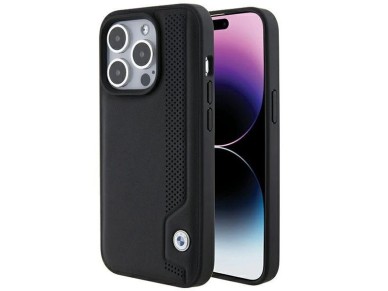 BMW Leather Blue Dots iPhone 15 Pro Max Case - Black BMW Leather Blue Dots iPhone 15 Pro Max Case - Black