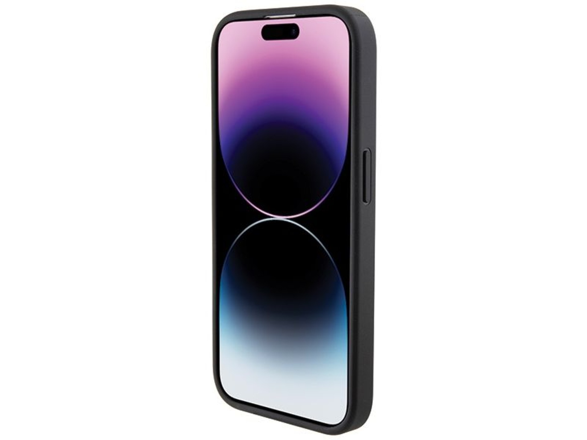BMW Leather Blue Dots iPhone 15 Pro Max Case - Black