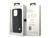 BMW Leather Blue Dots iPhone 15 Pro Max Case - Black BMW Leather Blue Dots iPhone 15 Pro Max Case - Black