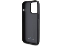 BMW Leather Diamond Pattern case for iPhone 15 Pro Max - black
