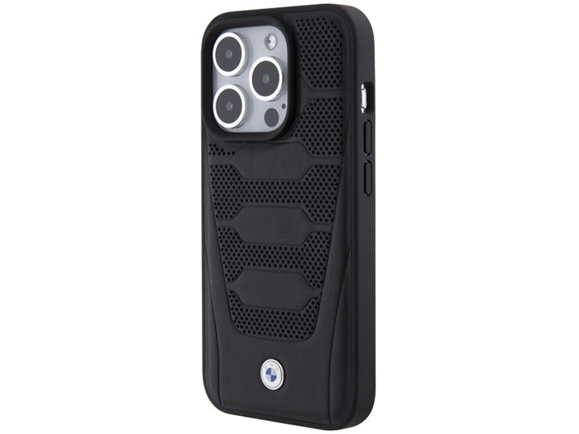 BMW Leather Seats Pattern case for iPhone 15 Pro Max - black