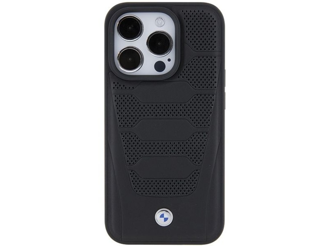 BMW Leather Seats Pattern case for iPhone 15 Pro Max - black