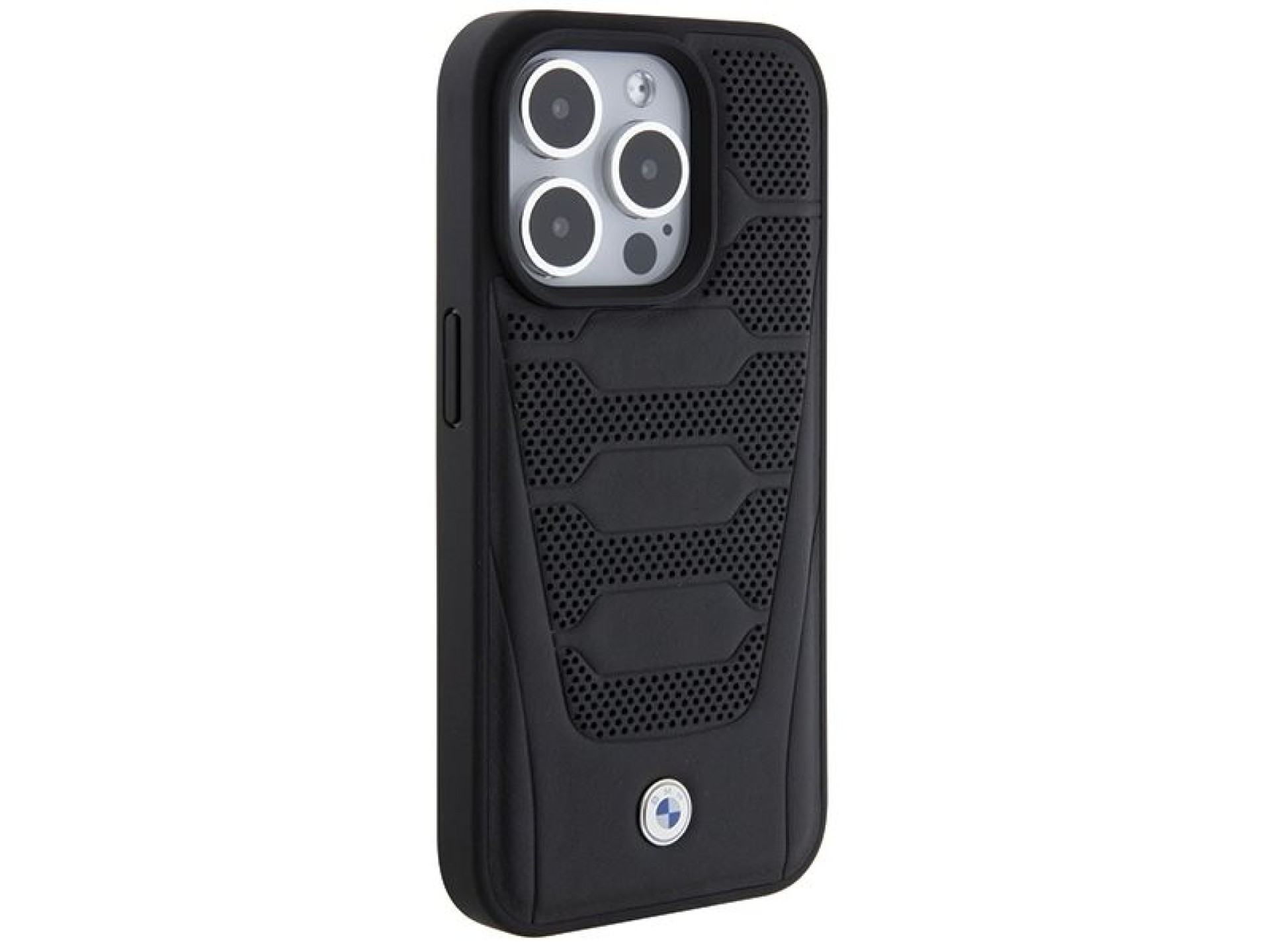 BMW Leather Seats Pattern case for iPhone 15 Pro Max - black