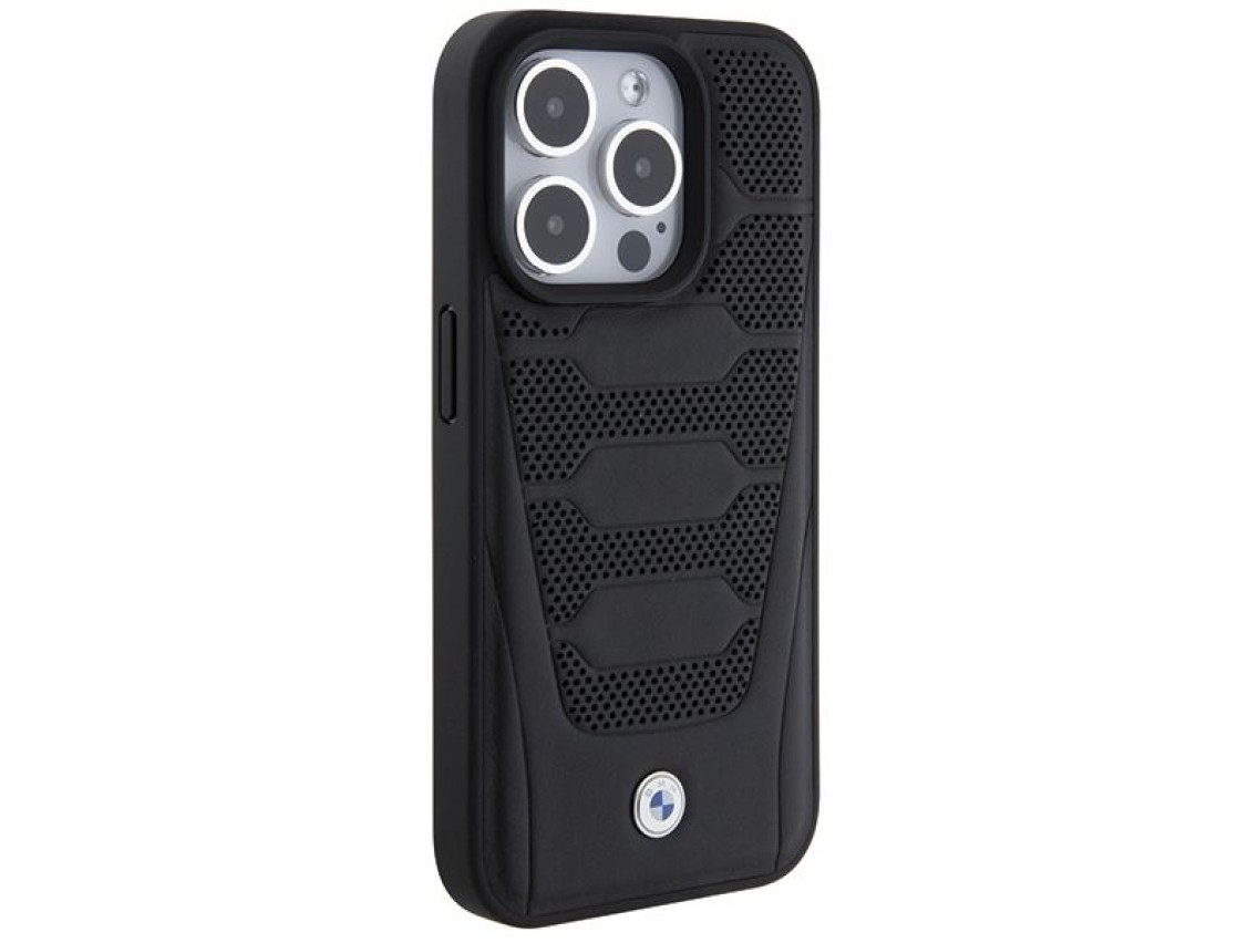 BMW Leather Seats Pattern case for iPhone 15 Pro Max - black