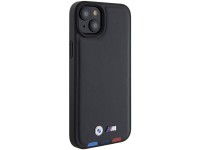 BMW BMHCP15M22PTDK iPhone 15 Plus 6.7" black/black Leather Stamp Tricolor BMW BMHCP15M22PTDK iPhone 15 Plus 6.7" black/black Leather Stamp Tricolor