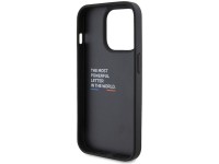 BMW BMHCP15L22PTDK iPhone 15 Pro 6.1" negro/negro Cuero estampado tricolor BMW BMHCP15L22PTDK iPhone 15 Pro 6.1" negro/negro Cuero estampado tricolor