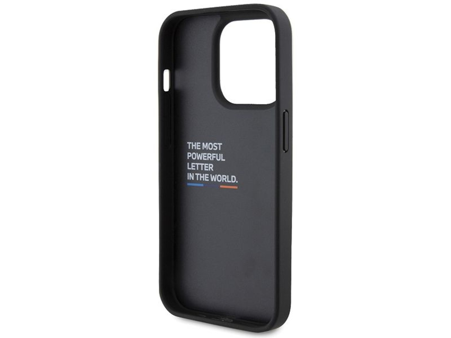 BMW Leather Carbon case for iPhone 15 Pro - black