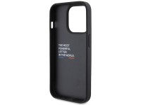 BMW Leather Carbon case for iPhone 15 Pro - black