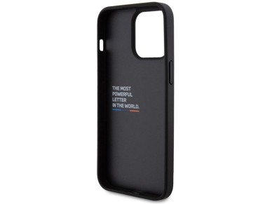 BMW Leather Carbon case for iPhone 15 Pro Max - black BMW Leather Carbon case for iPhone 15 Pro Max - black