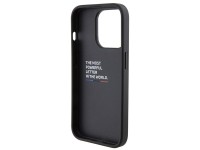 Funda para iPhone 15 Pro con franja tricolor estampada de BMW - Negra Funda para iPhone 15 Pro con franja tricolor estampada de BMW - Negra