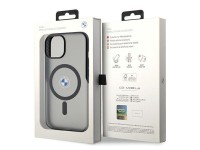 BMW IML Signature MagSafe case for iPhone 15 Plus / 14 Plus - black BMW IML Signature MagSafe case for iPhone 15 Plus / 14 Plus - black