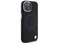 BMW Signature Liquid Silicone MagSafe case for iPhone 15 - black BMW Signature Liquid Silicone MagSafe case for iPhone 15 - black