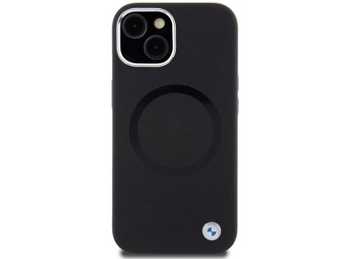Funda BMW Signature de silicona líquida MagSafe para iPhone 15 Plus - negra Funda BMW Signature de silicona líquida MagSafe para iPhone 15 Plus - negra