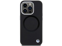 Funda BMW Signature de silicona líquida MagSafe para iPhone 15 Pro - negra Funda BMW Signature de silicona líquida MagSafe para iPhone 15 Pro - negra