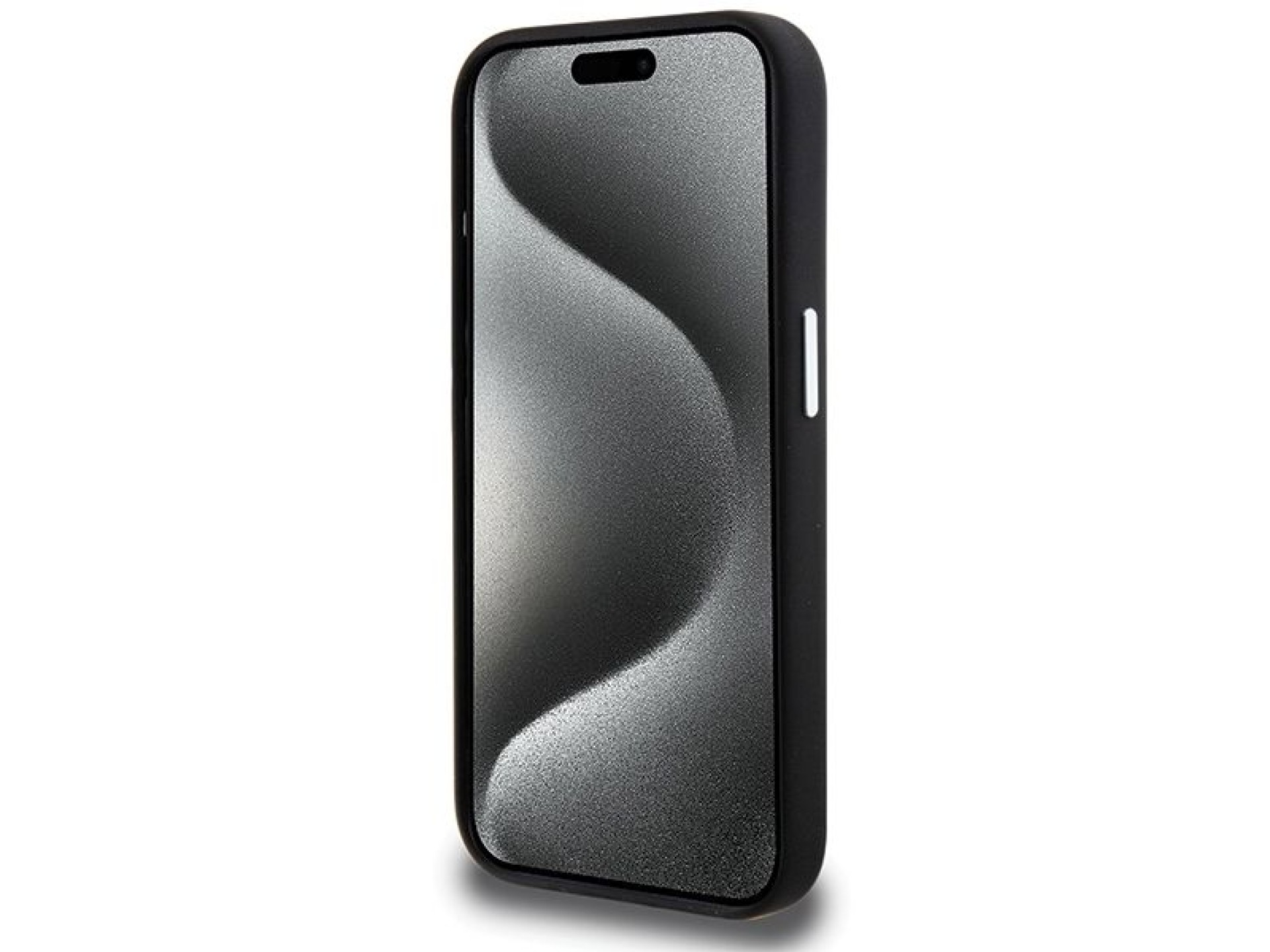 Funda BMW Signature de silicona líquida MagSafe para iPhone 15 Pro - negra