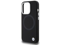 Funda BMW Signature de silicona líquida MagSafe para iPhone 15 Pro - negra Funda BMW Signature de silicona líquida MagSafe para iPhone 15 Pro - negra
