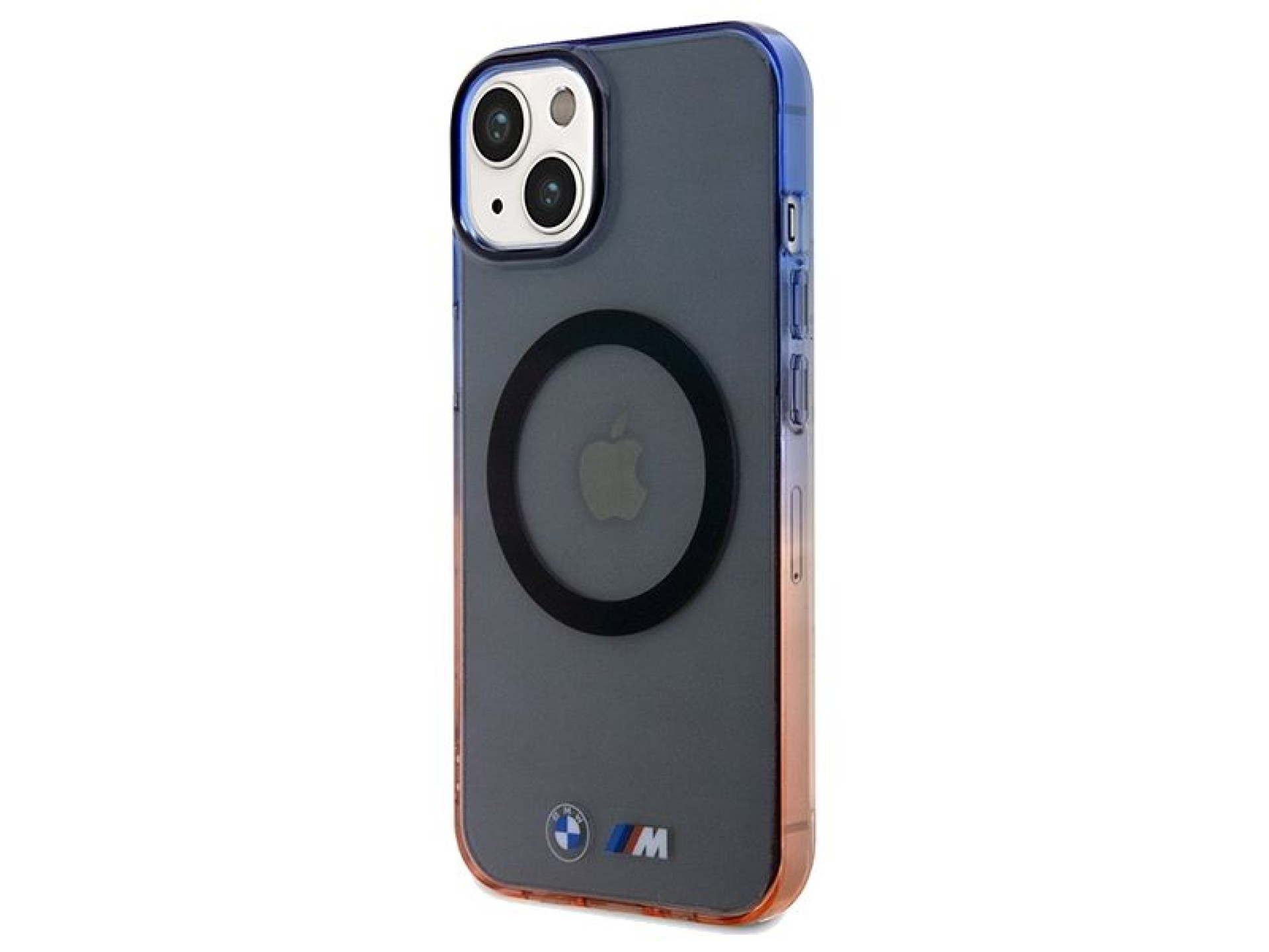 BMW Gradient Bumper MagSafe Case for iPhone 15 Plus / 14 Plus - Gray
