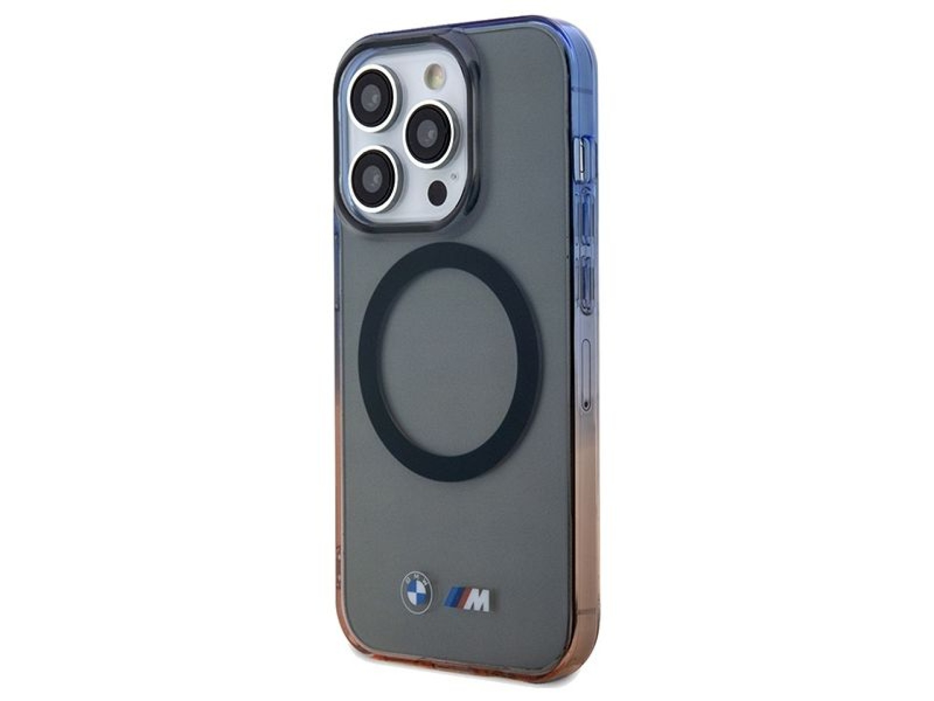 BMW Gradient Bumper MagSafe case for iPhone 15 Pro Max - gray