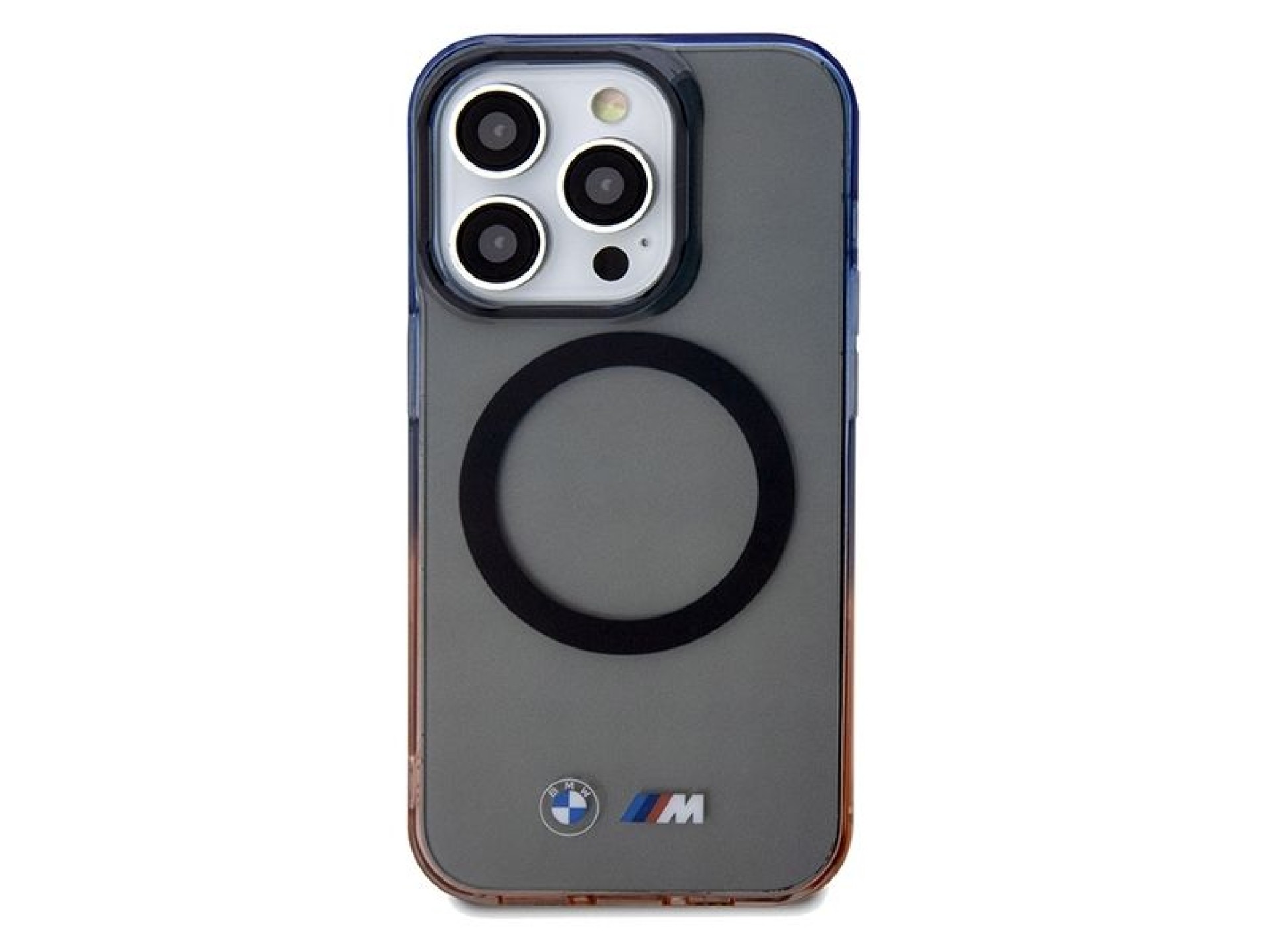 BMW Gradient Bumper MagSafe case for iPhone 15 Pro Max - gray