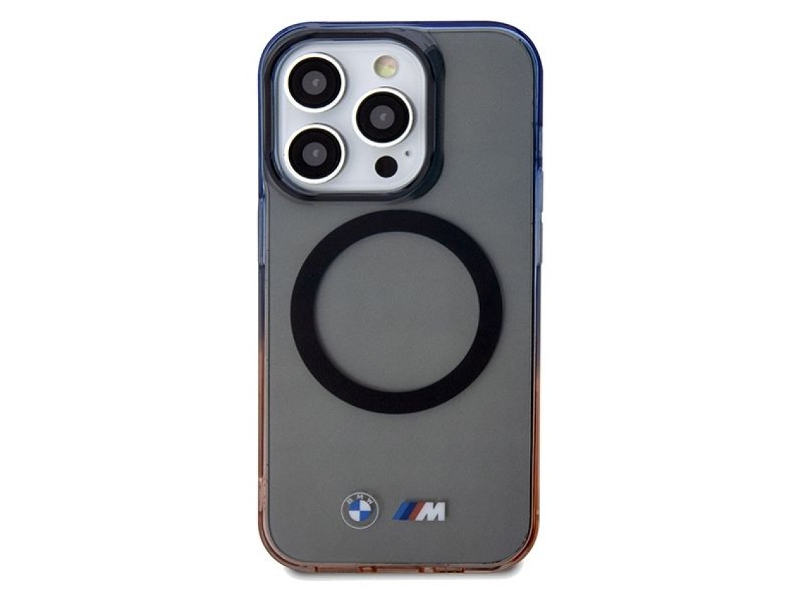 BMW Gradient Bumper MagSafe case for iPhone 15 Pro Max - gray