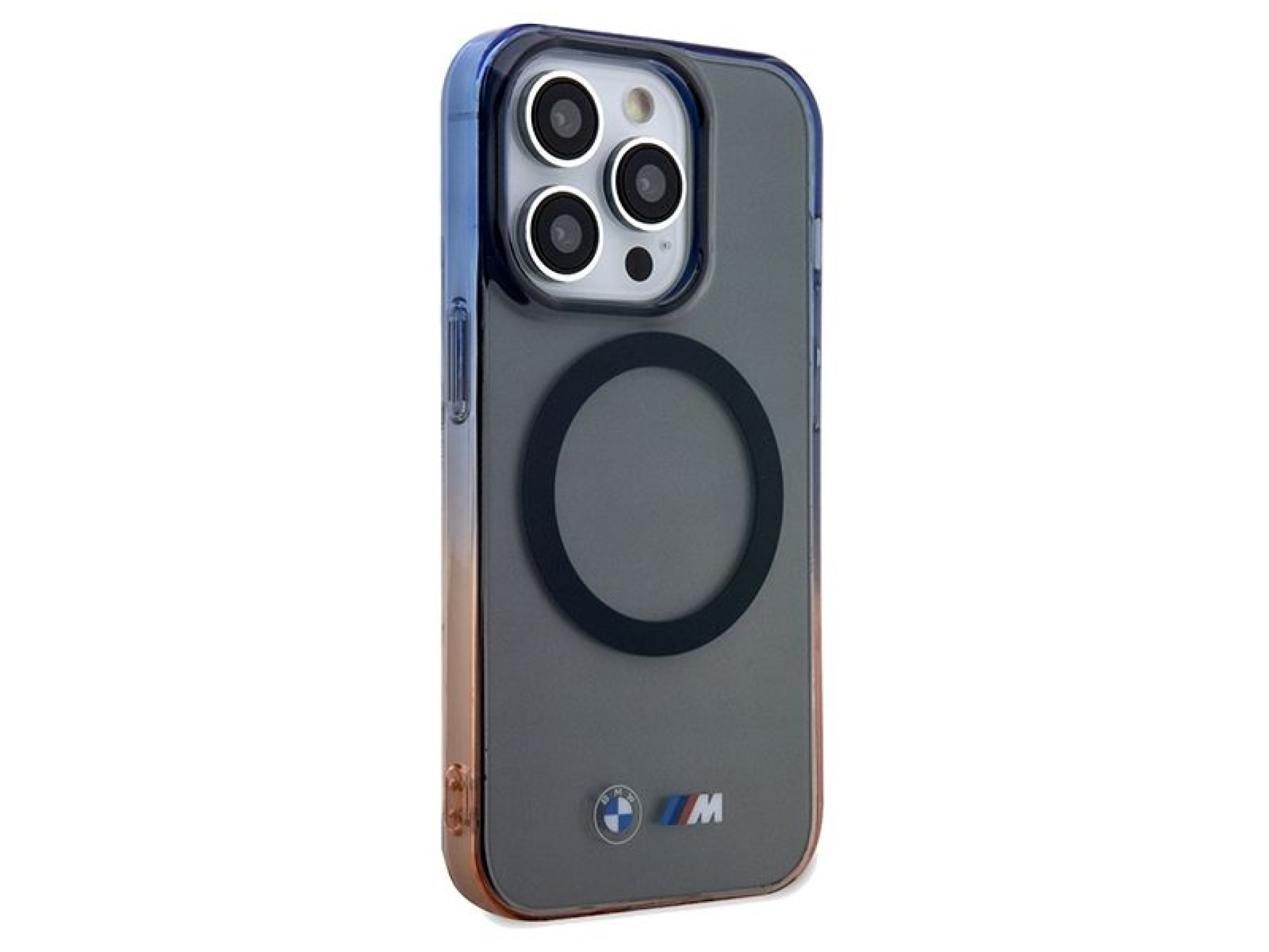 BMW Gradient Bumper MagSafe case for iPhone 15 Pro Max - gray