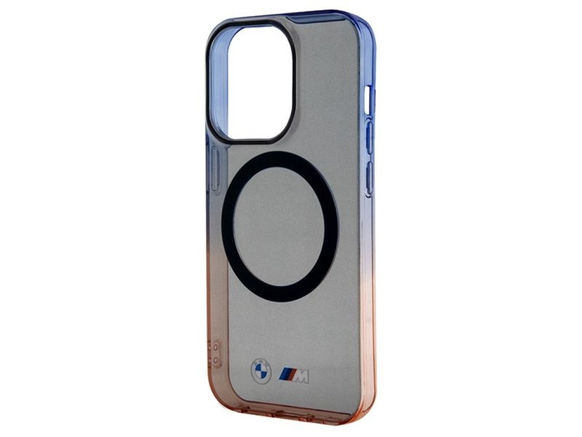 BMW Gradient Bumper MagSafe case for iPhone 15 Pro Max - gray