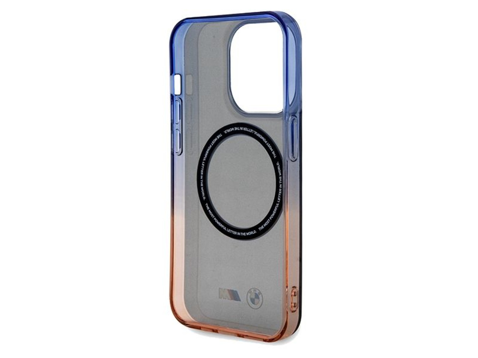 BMW Gradient Bumper MagSafe case for iPhone 15 Pro Max - gray