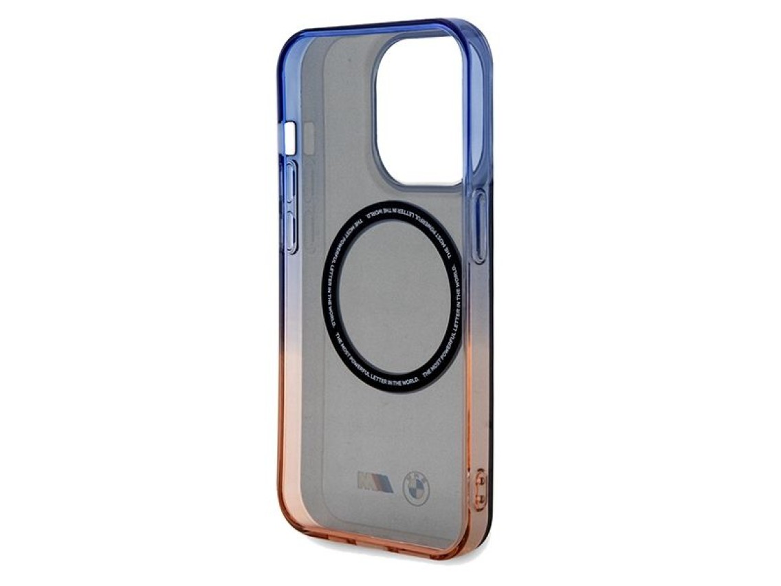 BMW Gradient Bumper MagSafe case for iPhone 15 Pro Max - gray