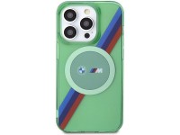 BMW M Tricolor Stripes MagSafe case for iPhone 15 Pro - green