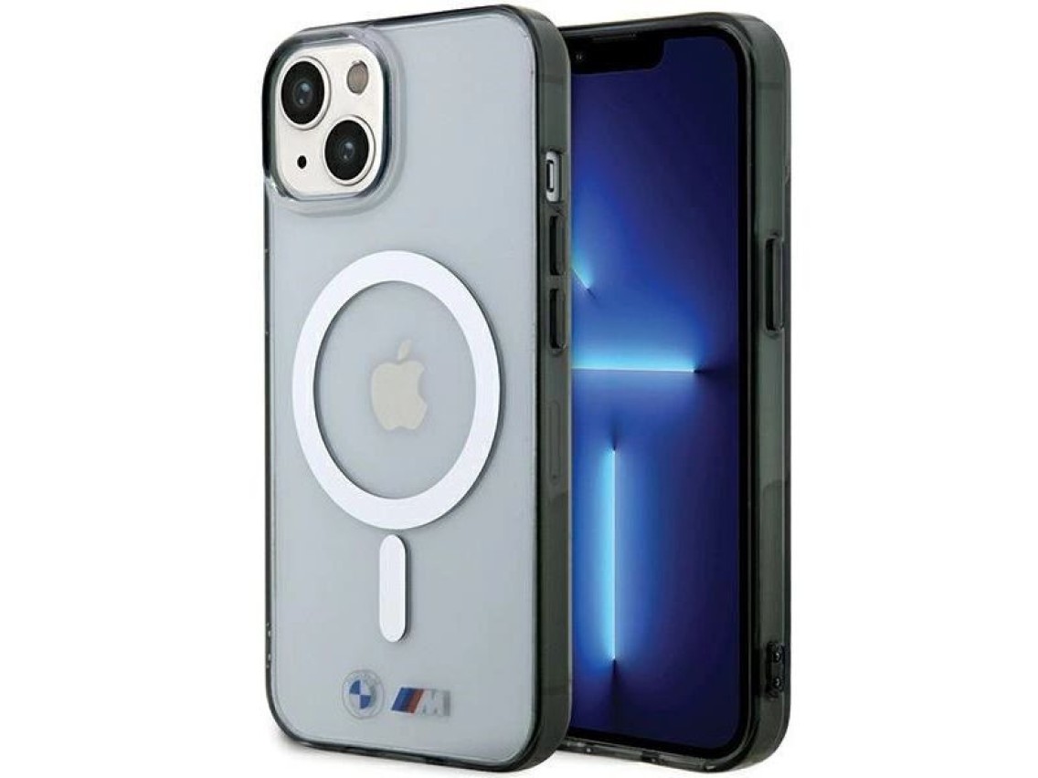 BMW Silver Ring MagSafe iPhone 15 Case - Clear