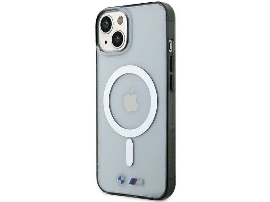 BMW Silver Ring MagSafe iPhone 15 Case - Clear