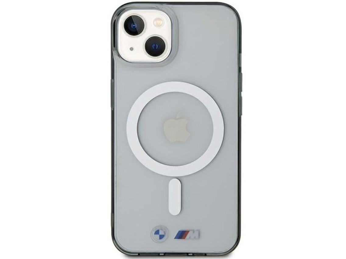 BMW Silver Ring MagSafe iPhone 15 Case - Clear