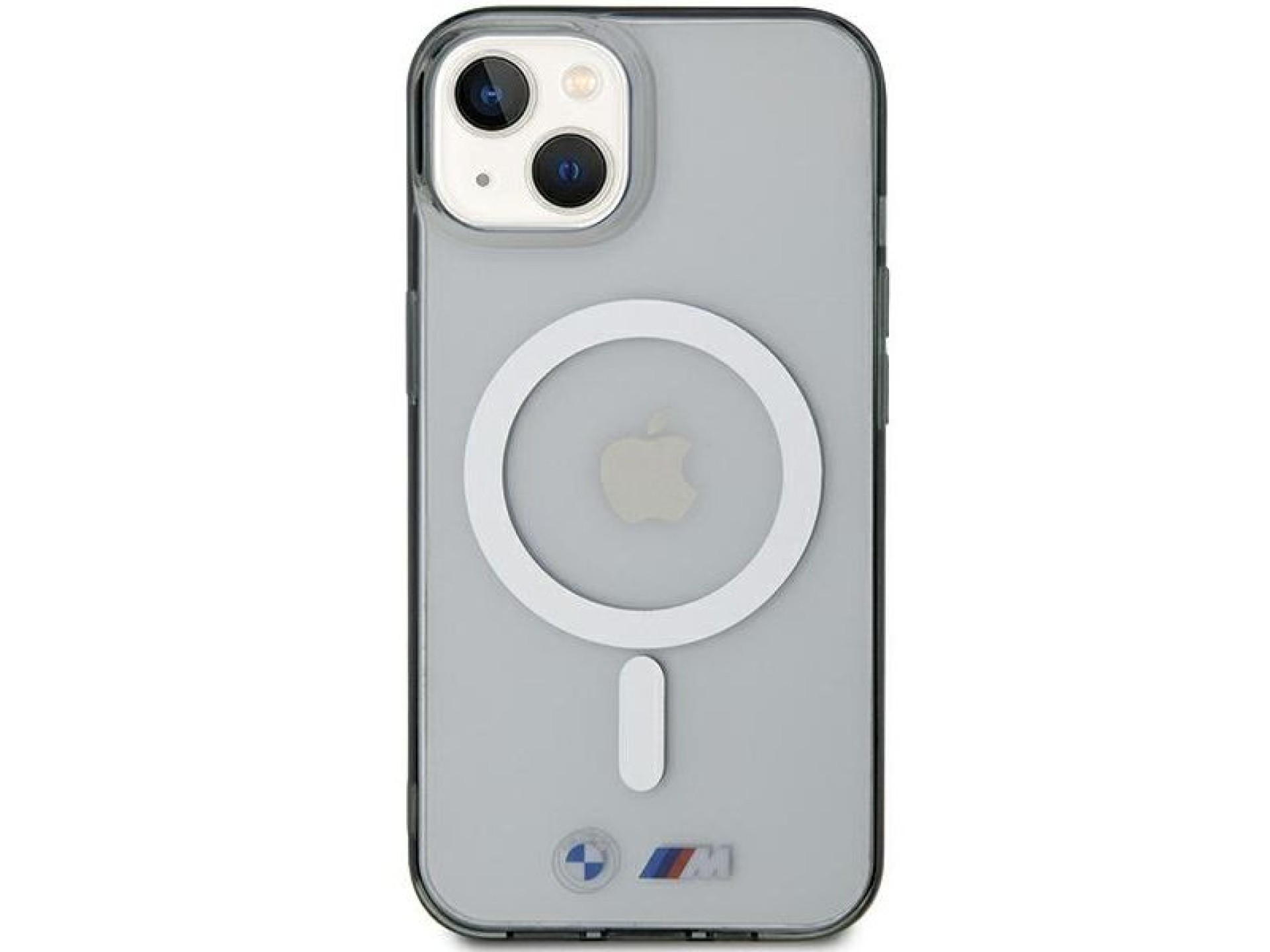BMW Silver Ring MagSafe iPhone 15 Case - Clear