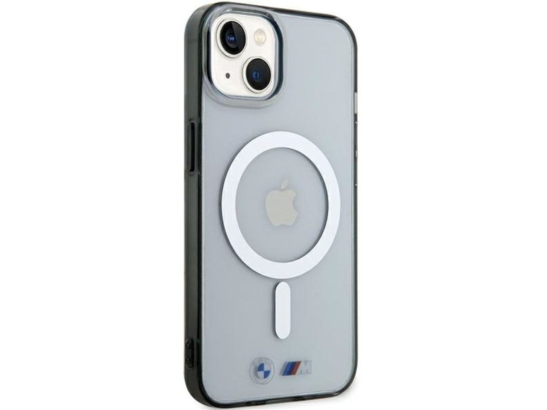 BMW Silver Ring MagSafe iPhone 15 Case - Clear
