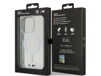 Capa MagSafe BMW Silver Ring para iPhone 15 Pro - transparente