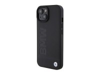 BMW BMHMP15SSLLBK iPhone 15 6.1" negro/negro MagSafe funda rígida con logotipo impreso BMW BMHMP15SSLLBK iPhone 15 6.1" negro/negro MagSafe funda rígida con logotipo impreso