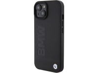 Funda BMW MagSafe de cuero con estampado en caliente para iPhone 15 Plus - negra Funda BMW MagSafe de cuero con estampado en caliente para iPhone 15 Plus - negra