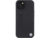 Funda BMW MagSafe de cuero con estampado en caliente para iPhone 15 Plus - negra Funda BMW MagSafe de cuero con estampado en caliente para iPhone 15 Plus - negra