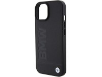 Funda BMW MagSafe de cuero con estampado en caliente para iPhone 15 Plus - negra Funda BMW MagSafe de cuero con estampado en caliente para iPhone 15 Plus - negra