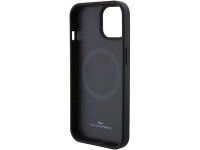Funda BMW MagSafe de cuero con estampado en caliente para iPhone 15 Plus - negra Funda BMW MagSafe de cuero con estampado en caliente para iPhone 15 Plus - negra