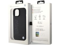 Funda BMW MagSafe de cuero con estampado en caliente para iPhone 15 Plus - negra Funda BMW MagSafe de cuero con estampado en caliente para iPhone 15 Plus - negra