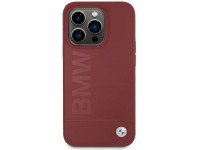 BMW Silicone Big Logo MagSafe case for iPhone 15 Pro - red